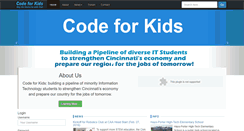 Desktop Screenshot of codeforkids.us